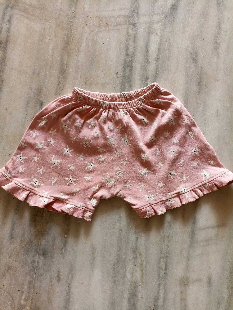 Cute Pink Baby Shorts