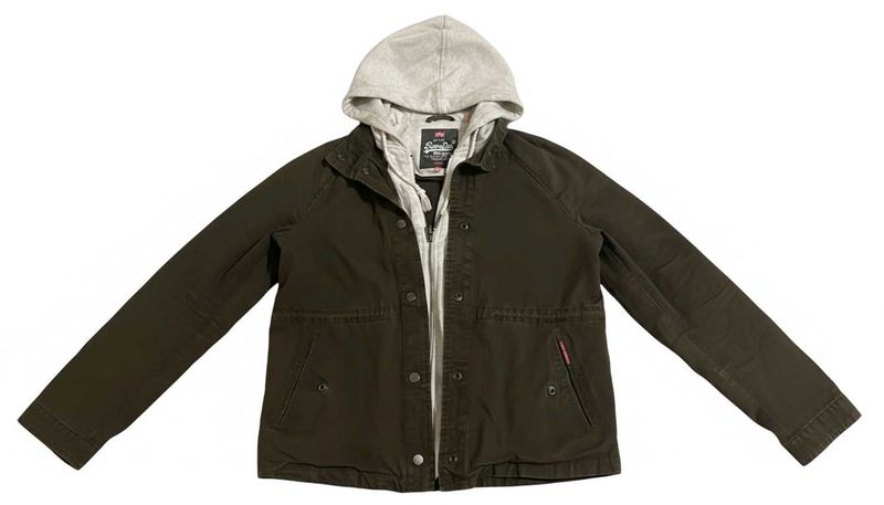 og superdry Hooded Canvas Jacket