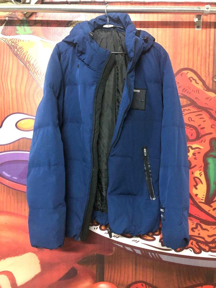 Jeep Blue Puffer Jacket