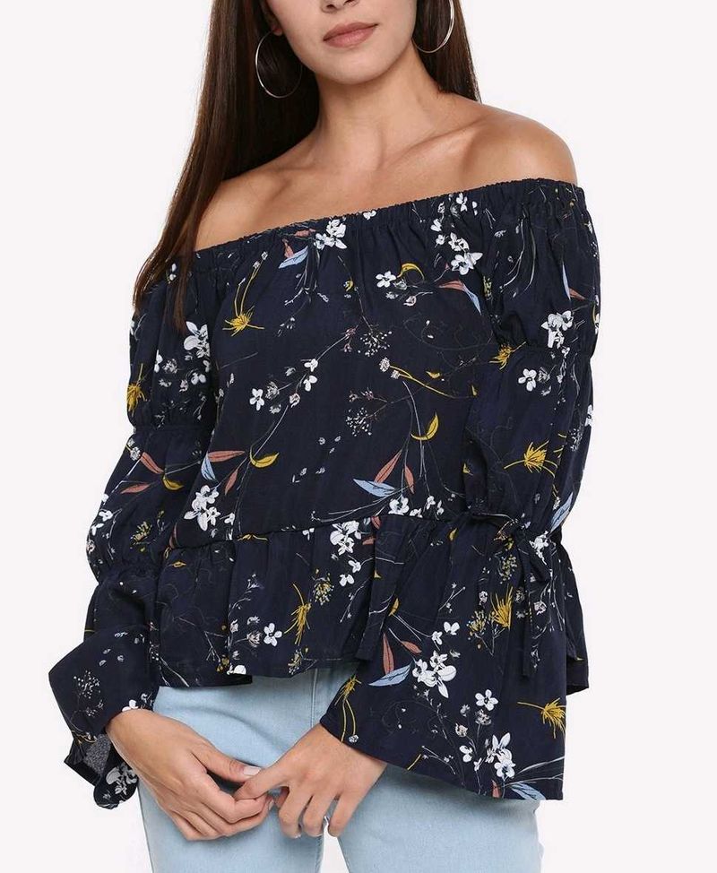 Floral Off-the-Shoulder Top