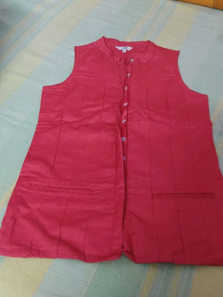 Red Colour Long Shirt