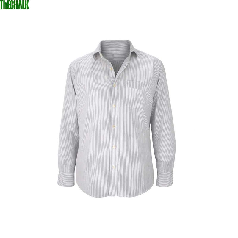 Blue White Linen Shirt
