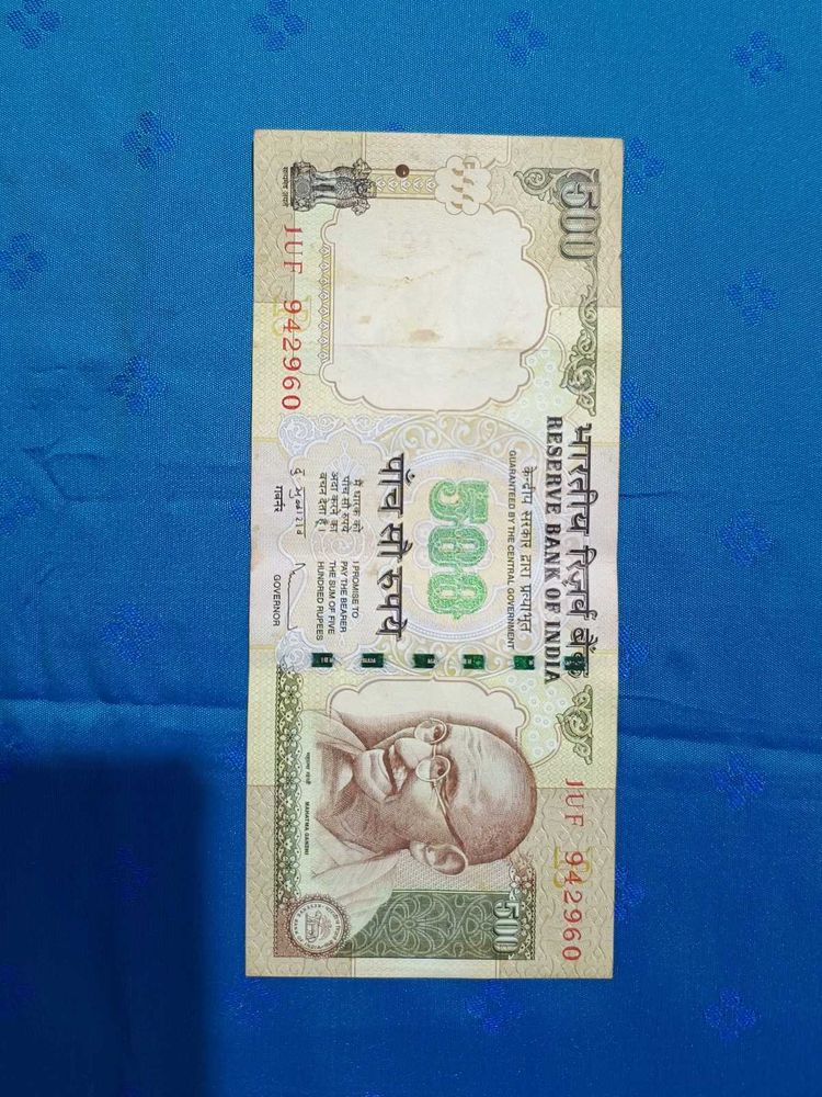 500 Rupees Old Note India 💶 For Collection 🔥❗