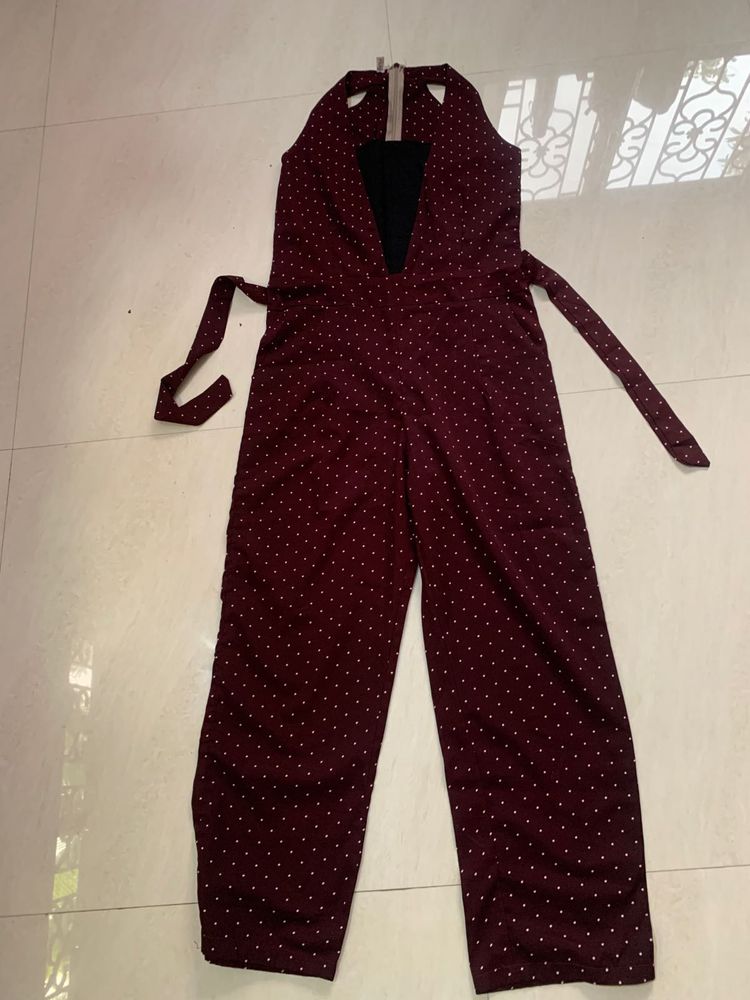 Stylish Polka Dot Jumpsuit