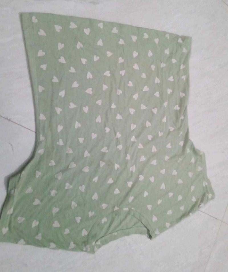 Cute Heart Print Tee