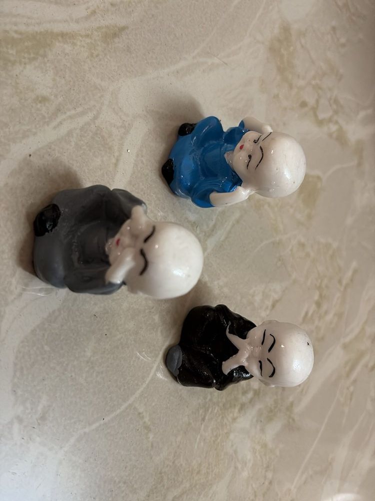 Combo Of 3 Buddha showpieces