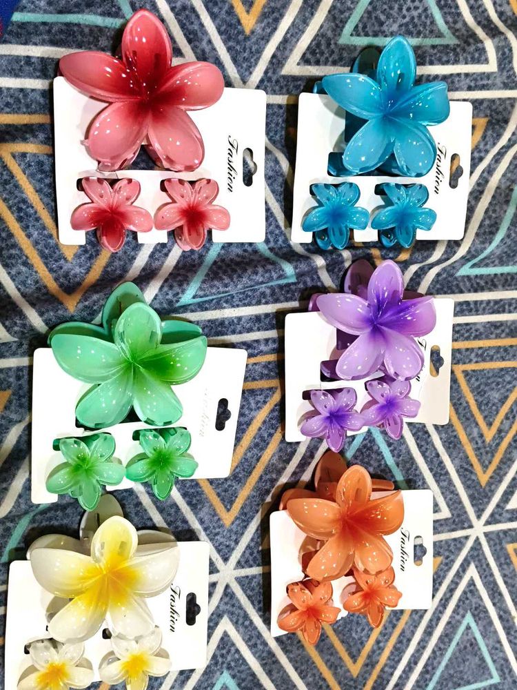 Flower Hair Clip Sets