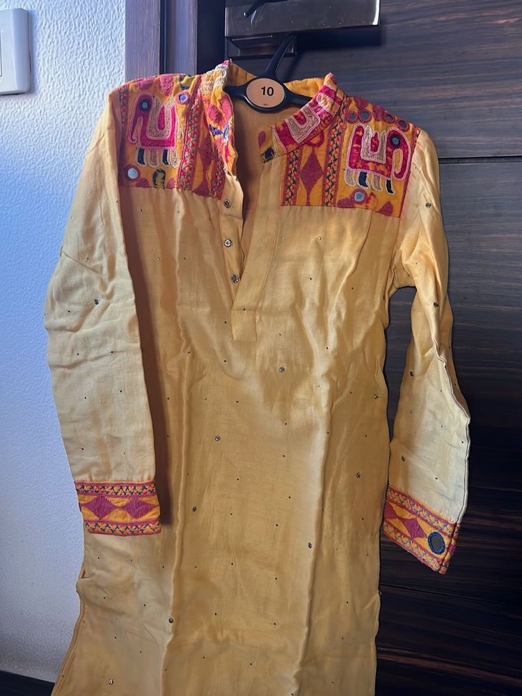 Kutchi work Kurta