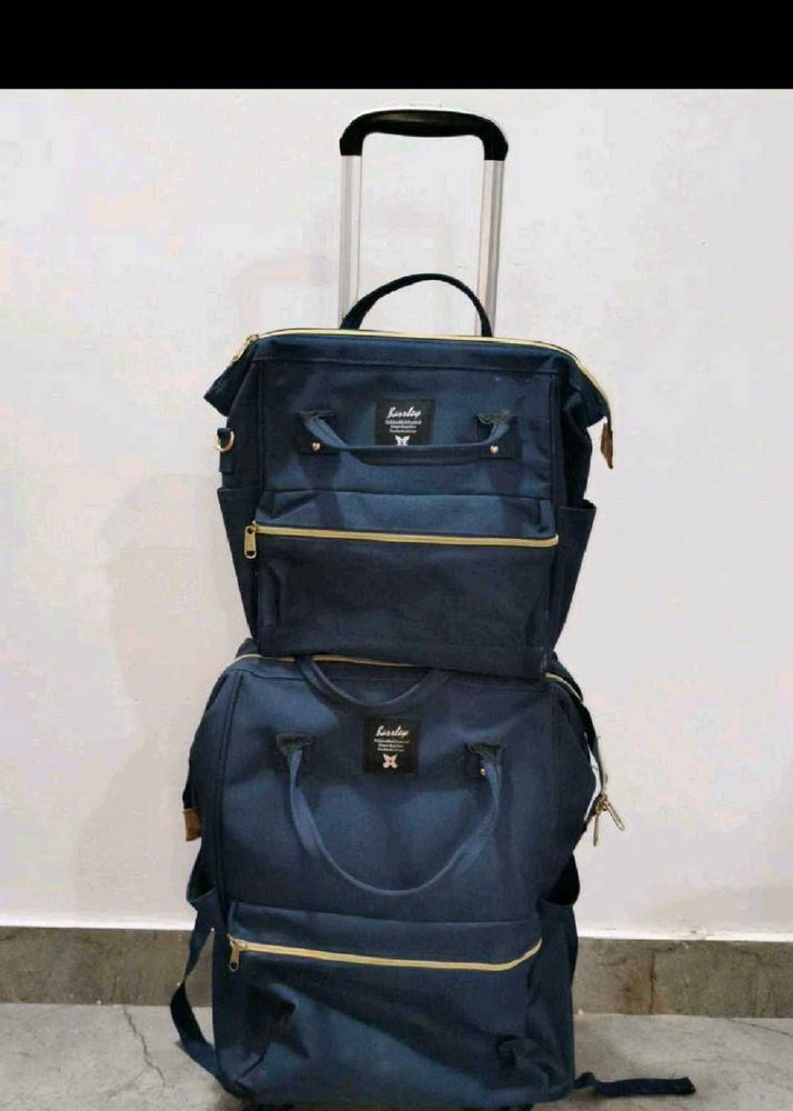 Mother Rolling Backpack  2 Piece Set