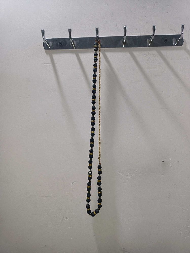 Beaded Black Necklace