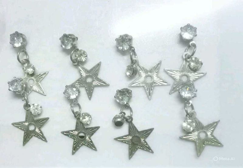 Star Drop Earrings