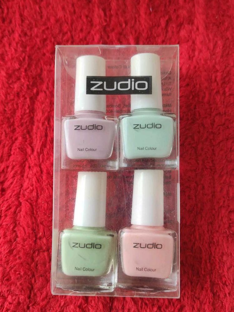 Zudio Pastel Nail Polish Set of 4 💅🏻 CANDY 01