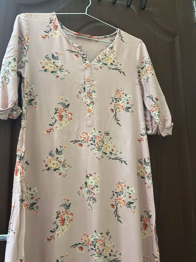 Floral Print Kurti