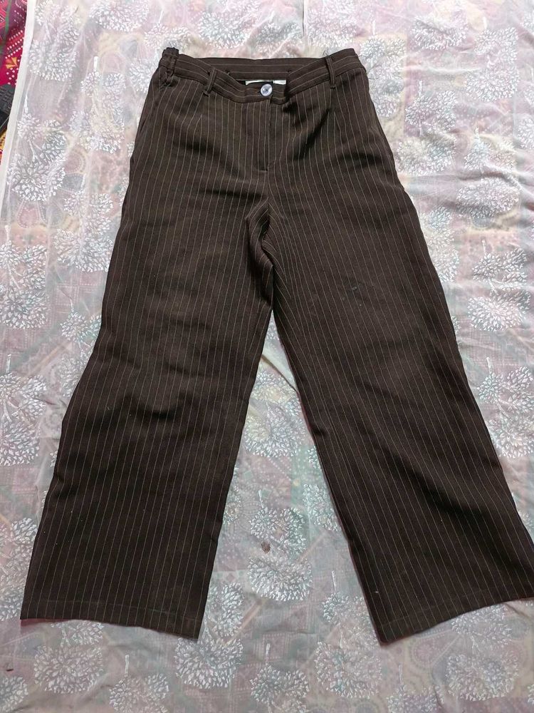 Striped Brown Trousers (women&#39;s)