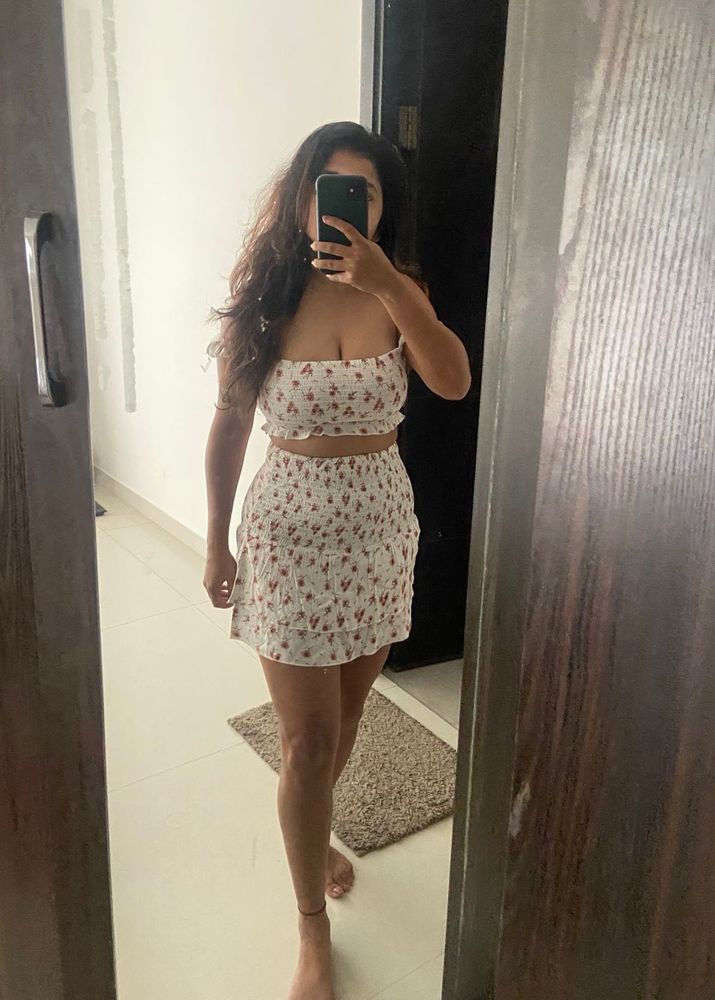 Forever 21 Floral Two-Piece Set