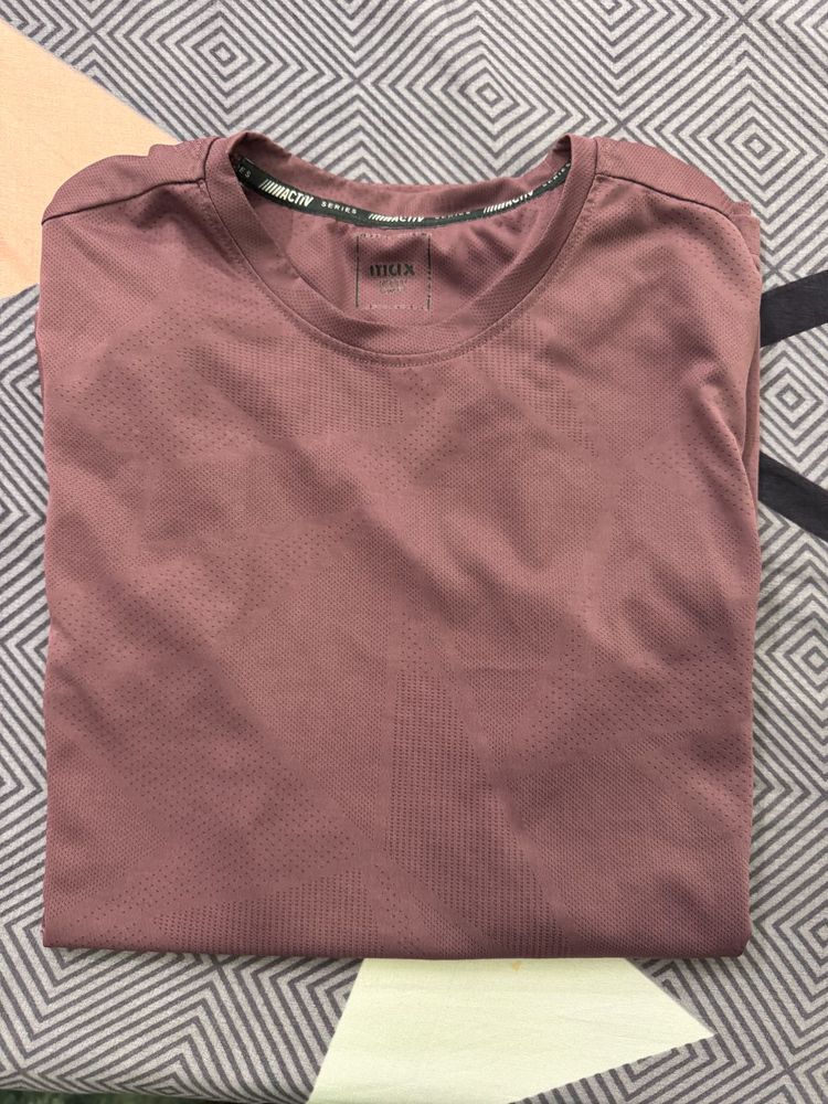 Unisex Dusty Pink Tshirt From MAX Size - (38)
