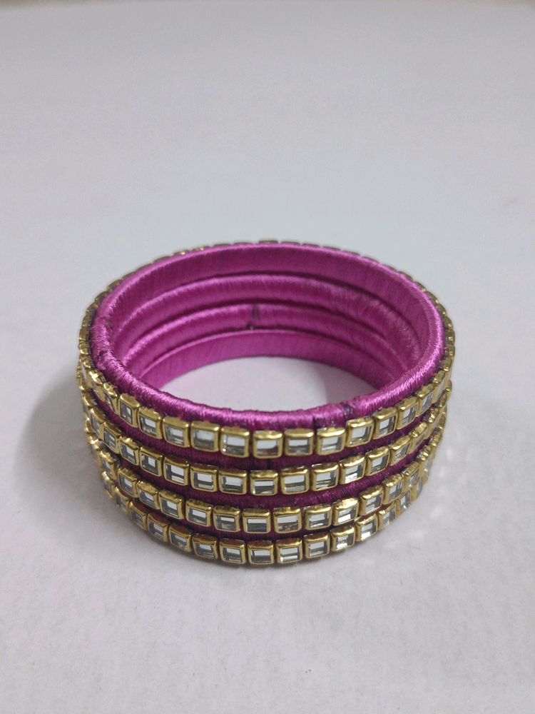 20% Off!! Handmade Silk Thread Bangles