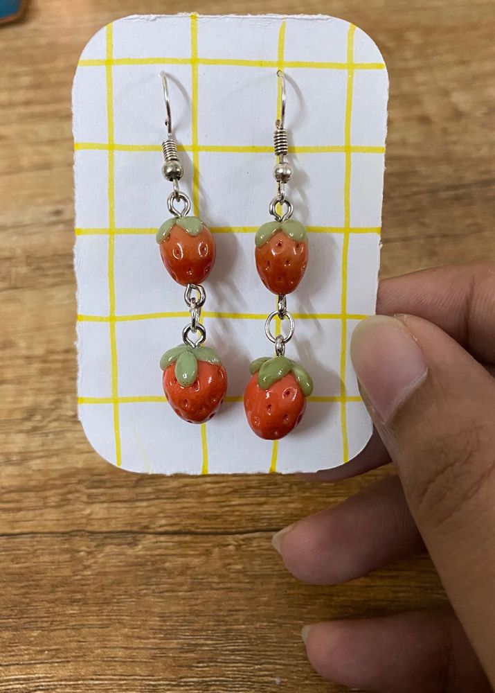 Strawberry Dangle Earrings
