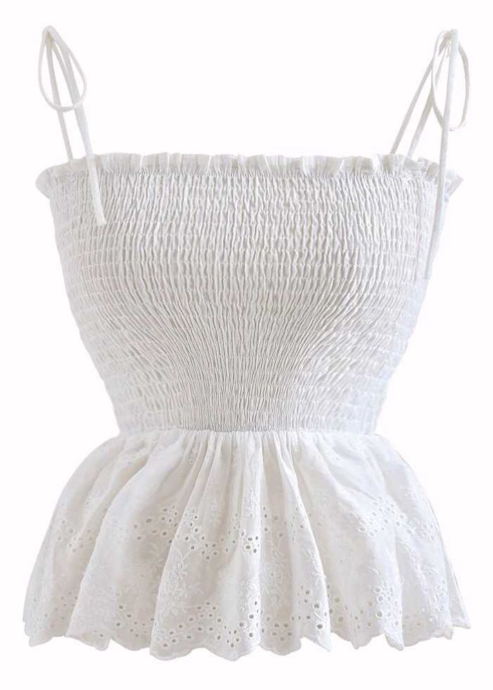 Zudio Stretchable Top With Bow Sleeveless