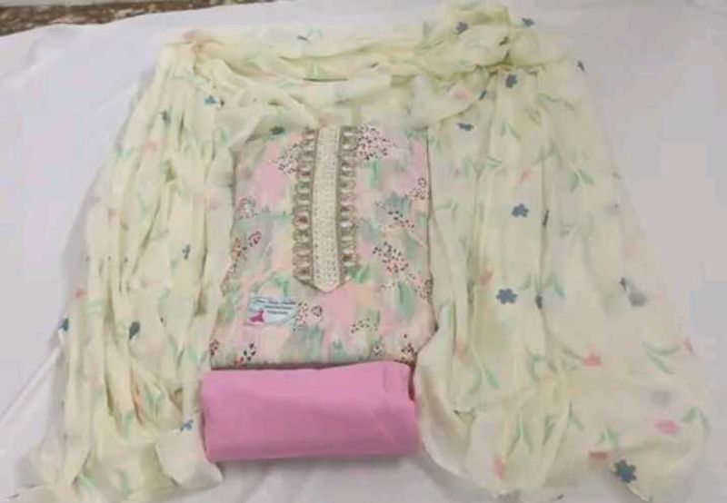 unstitched dress material for women