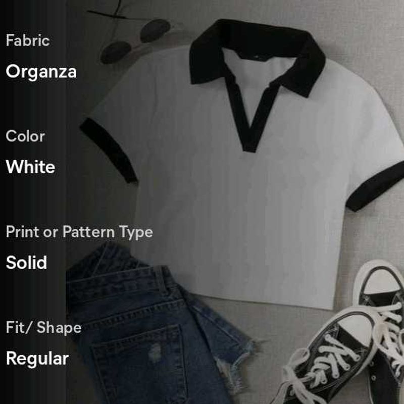 Meet Your New Favorite white Tee with black color