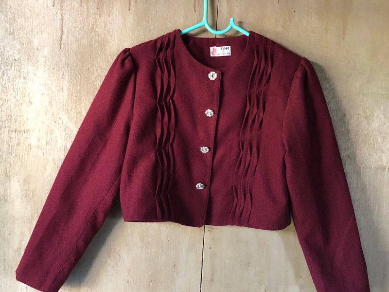 Korean Cropped Blazer