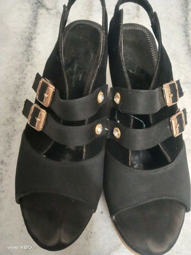 Black Heels Sandals