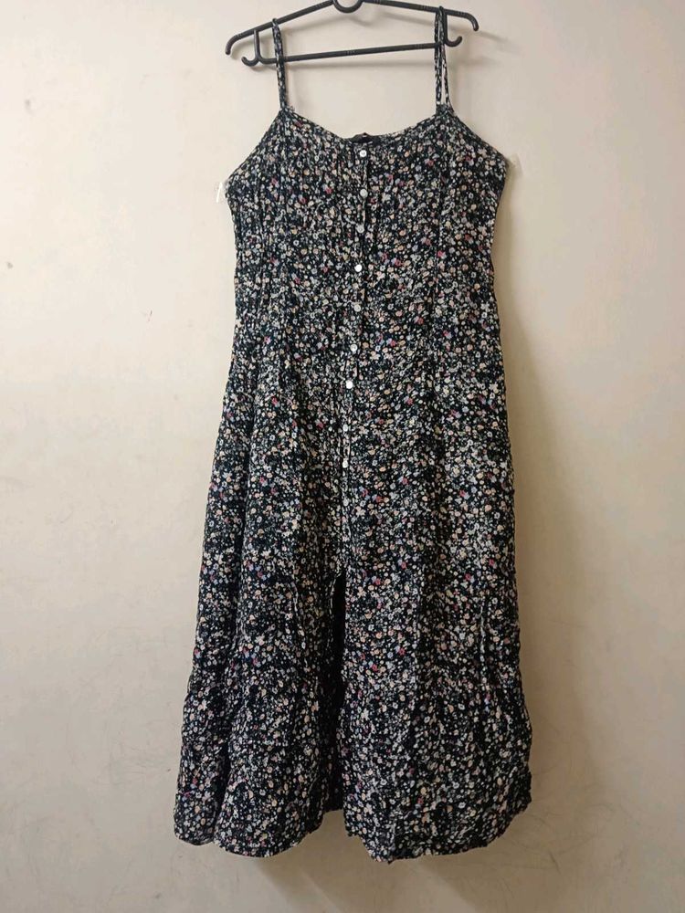 Floral Print Midi Sundress