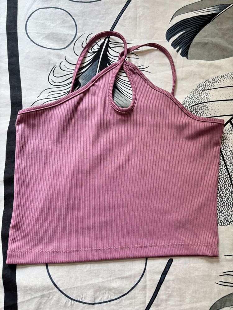 Ribbed Halter Top