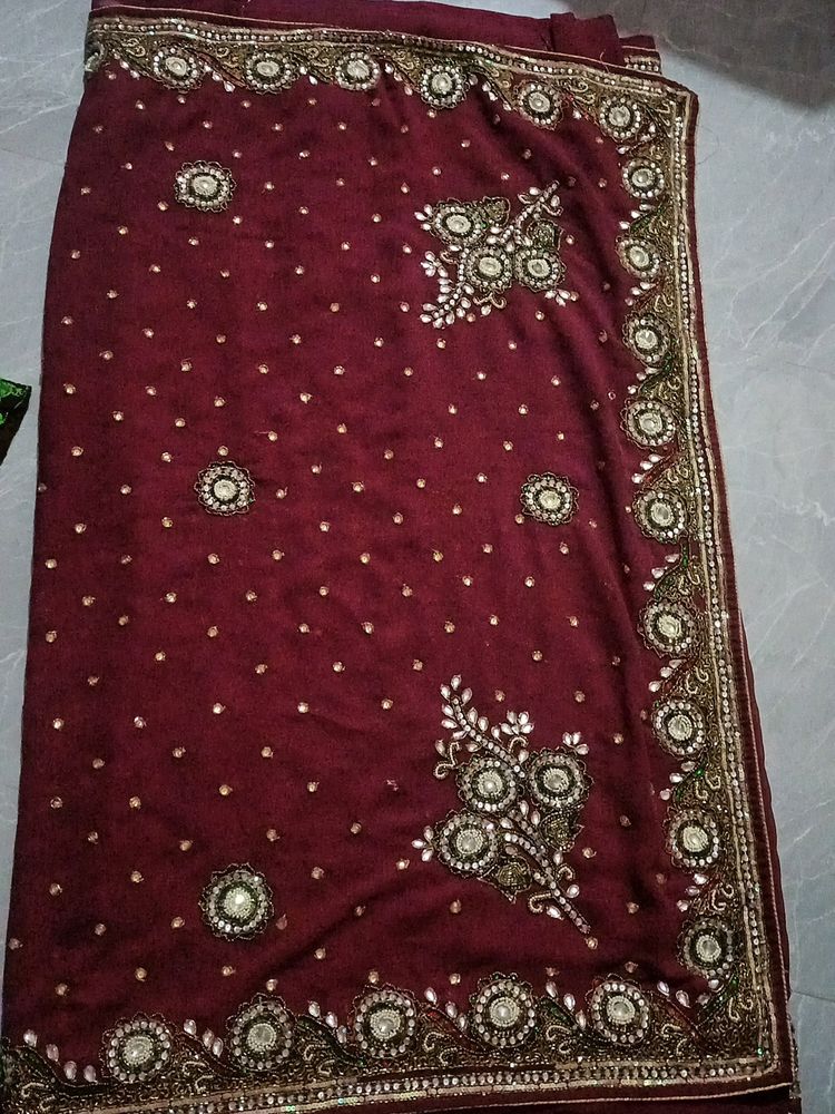 Bridal Red Saree❤️