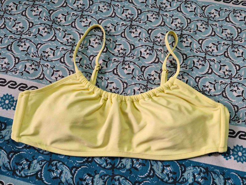 Yellow Bikini Top