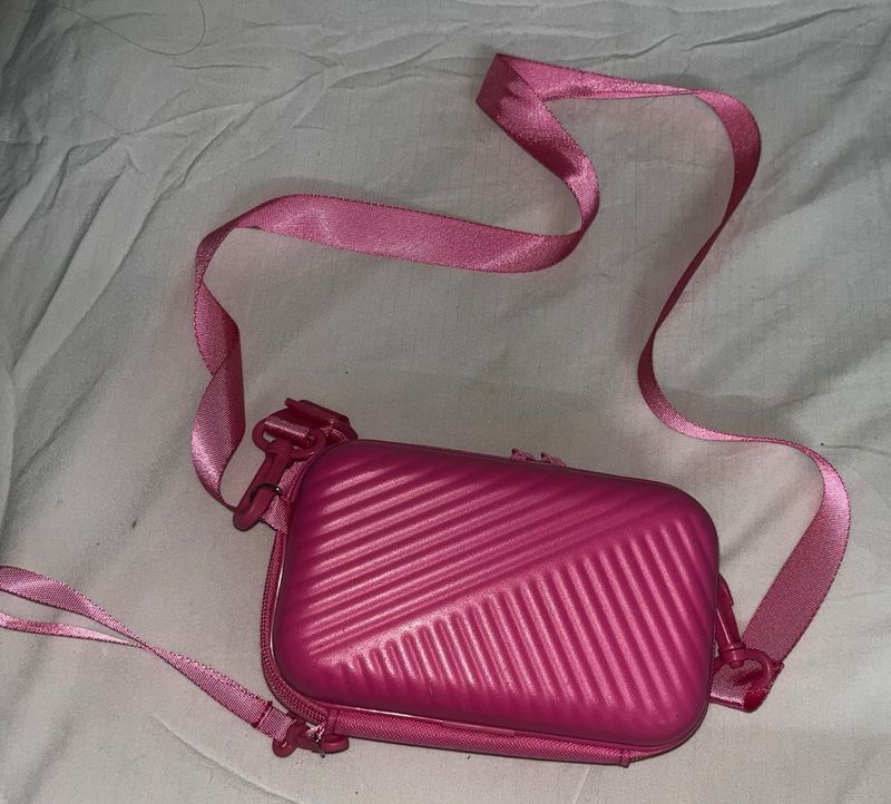 Primark Hard Case Pink Sling Bag