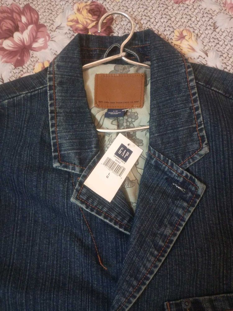 Blazzer Type Denim Coat GAP