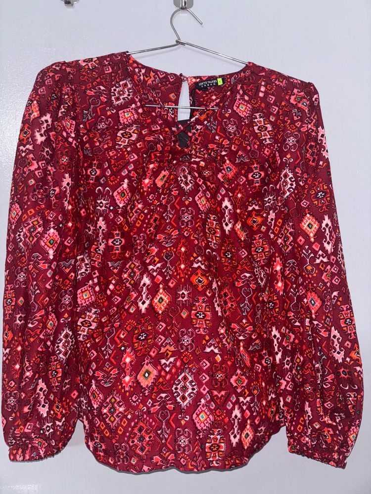Patterned Blouse