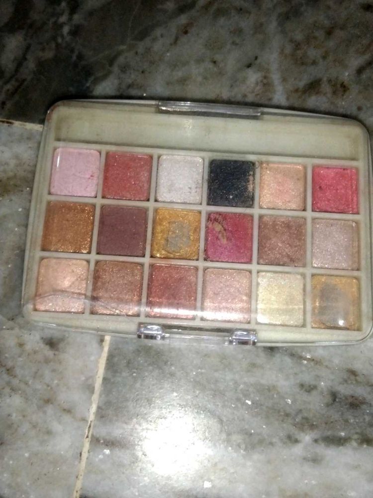 Used Eyeshadow Palette