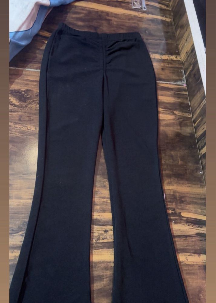 Black designers bootcut pant