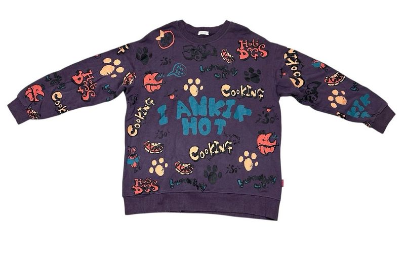 Graphic Print Crewneck Sweatshirt