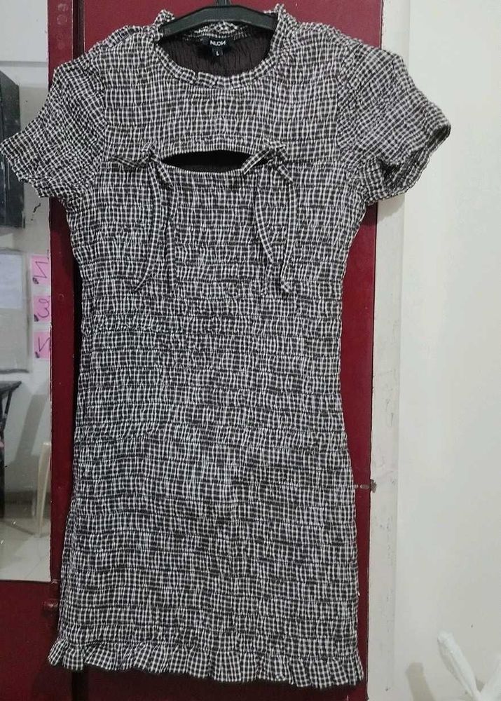 Checkered Mini Dress