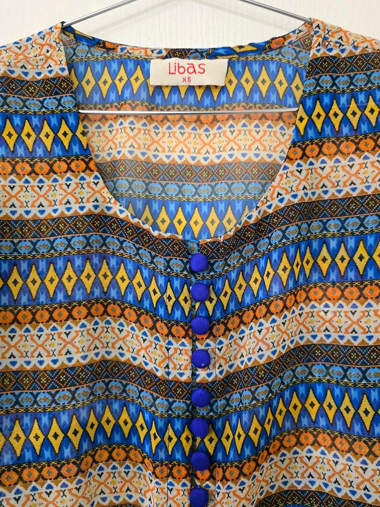 Libas XS Button Up Kurta