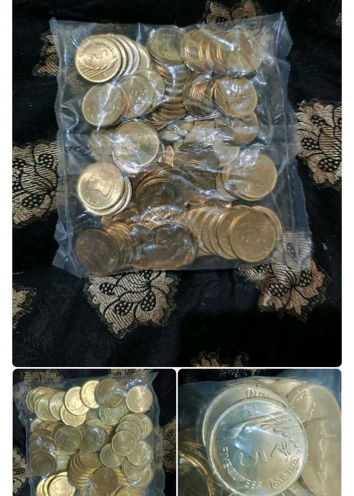 5 And 10 Rupees Coin Packets RBI