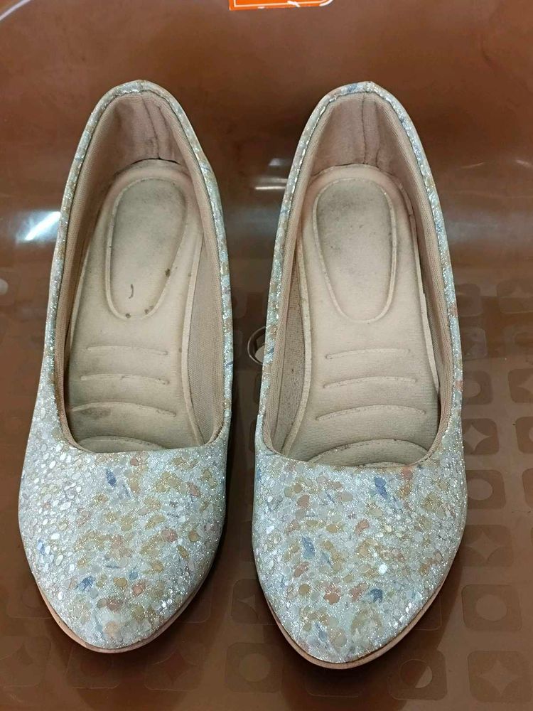 Sparkly Ballerinas used only once 24 cm N 9.5 Inch