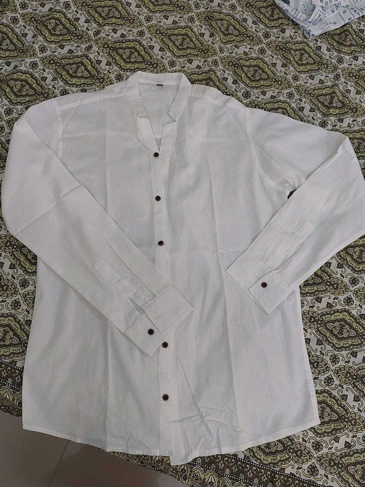 White Casual Shirt