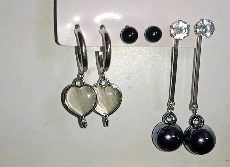 Pack Of 3 Earrings