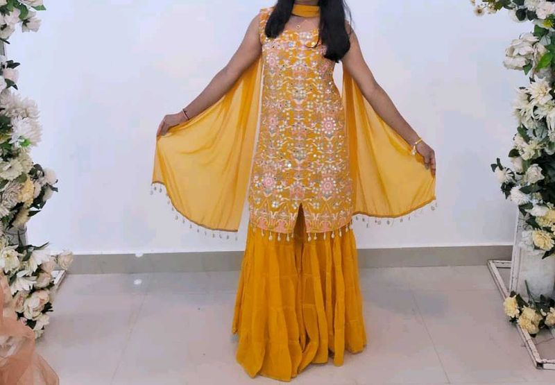 Mustard Colour Suit