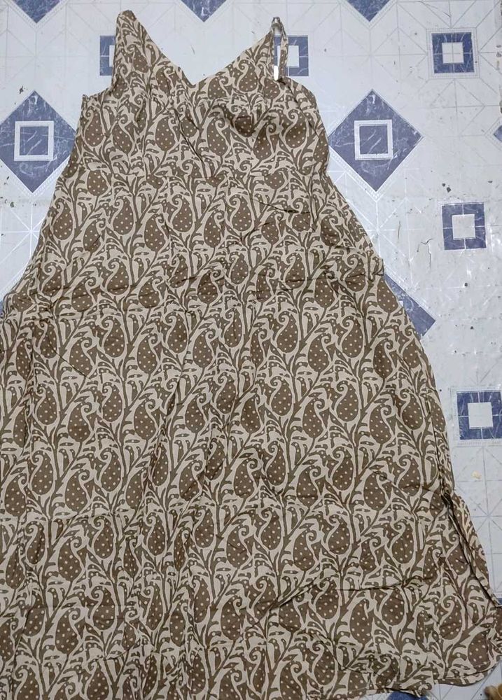 Patterned Casual Dress