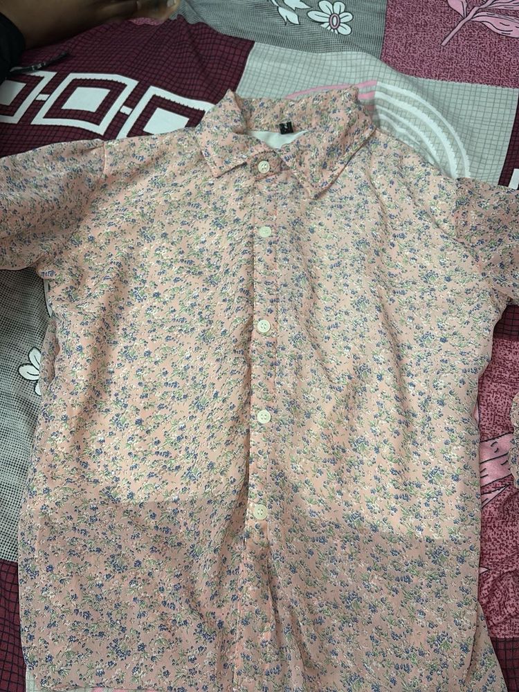 Floral Print Full Designer Sleeve Shirt