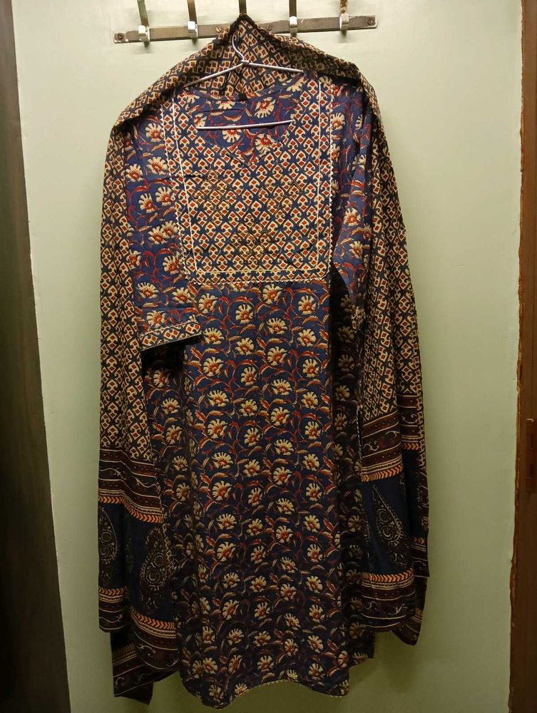 Printed Kurta Pant Dupatta Set