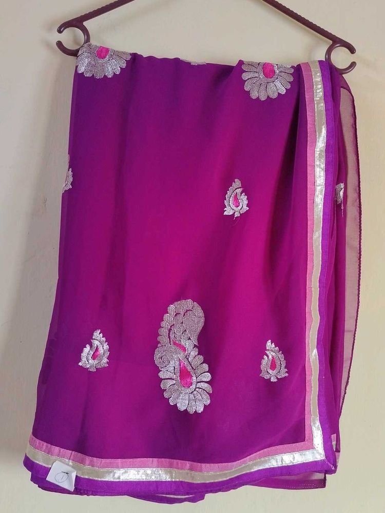 New Like Purple Saree