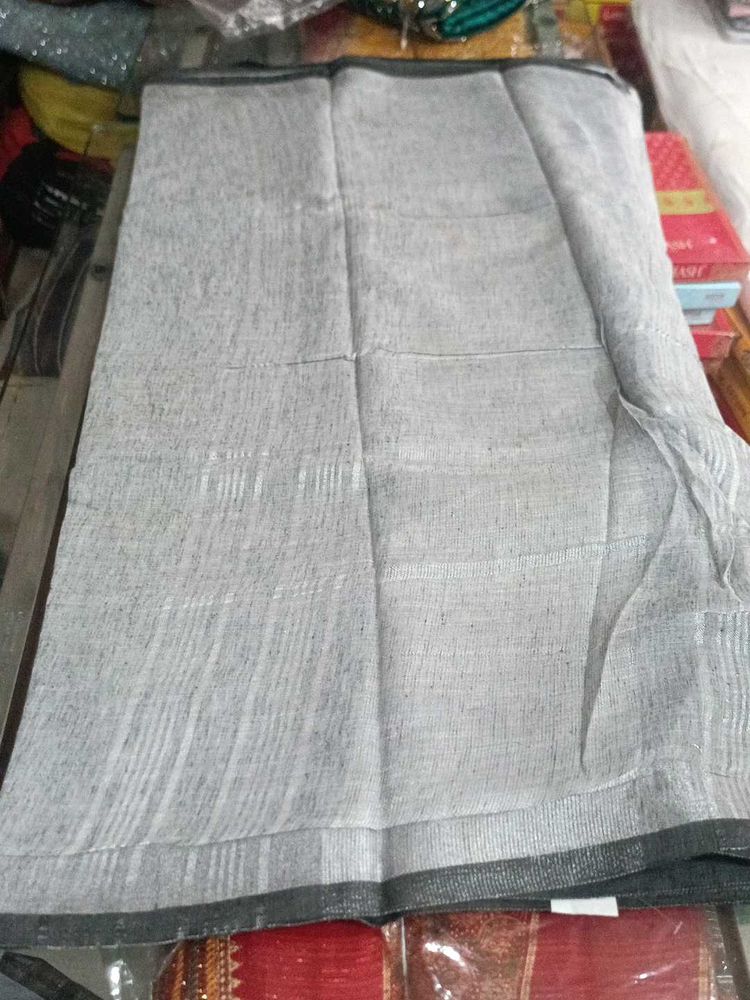 Elegant Grey Saree