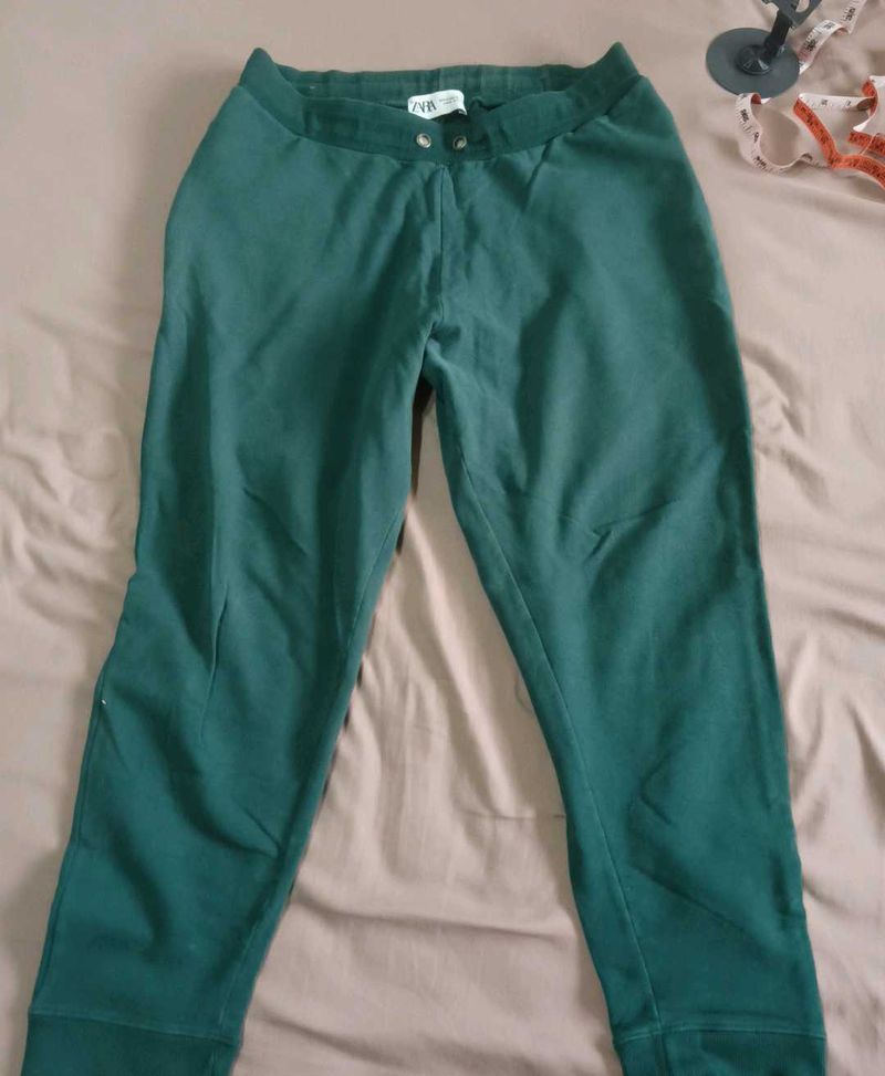 Zara Green Sweatpants
